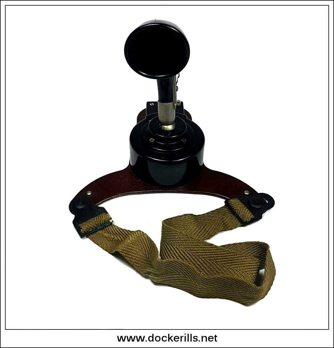 Vintage Circa 1940's Breast / Chest Microphone. Transmitter Breast No