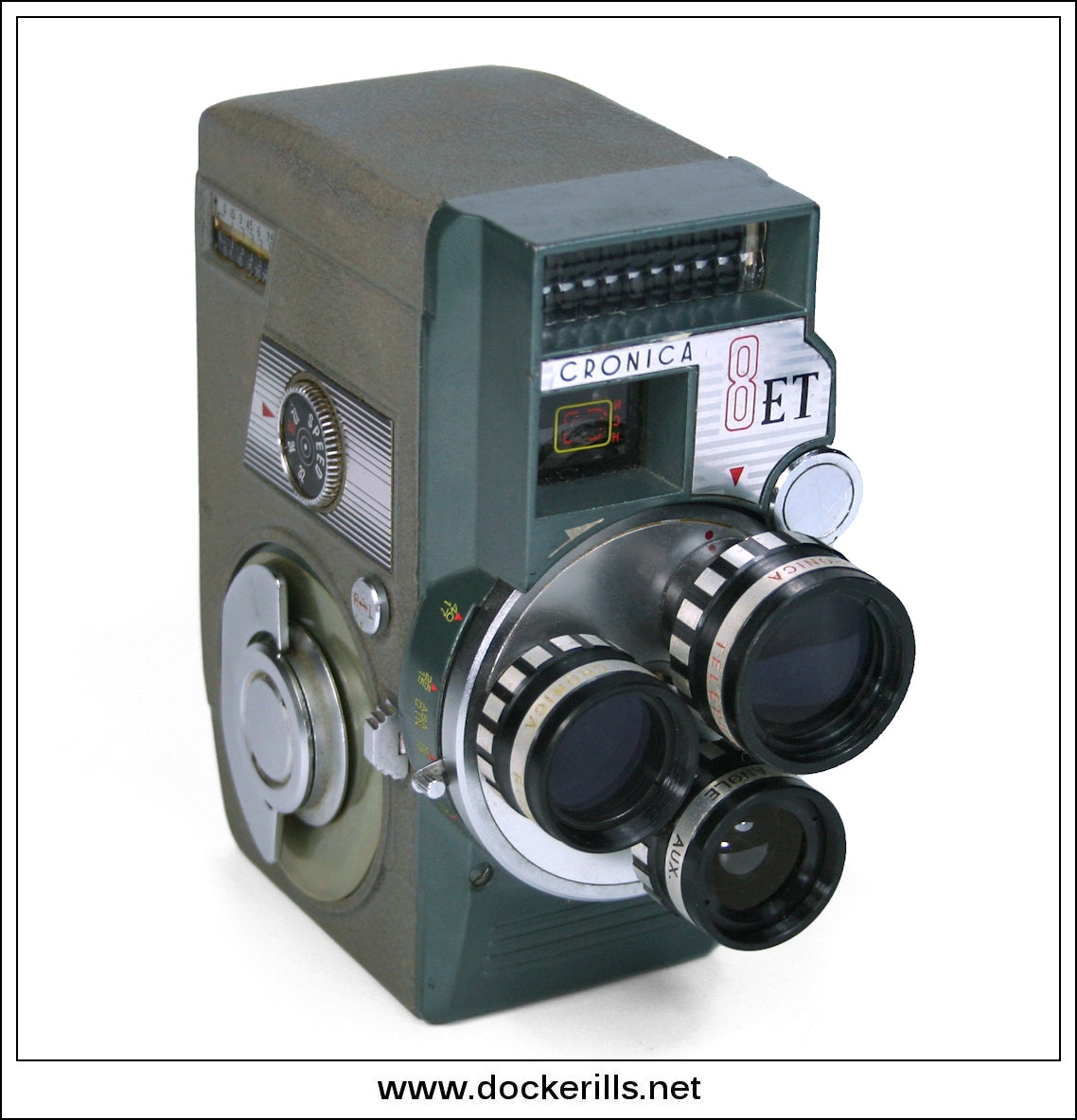 Vintage Cronica 8 ET Clockwork/Wind-Up 8 mm Cine/Movie Camera