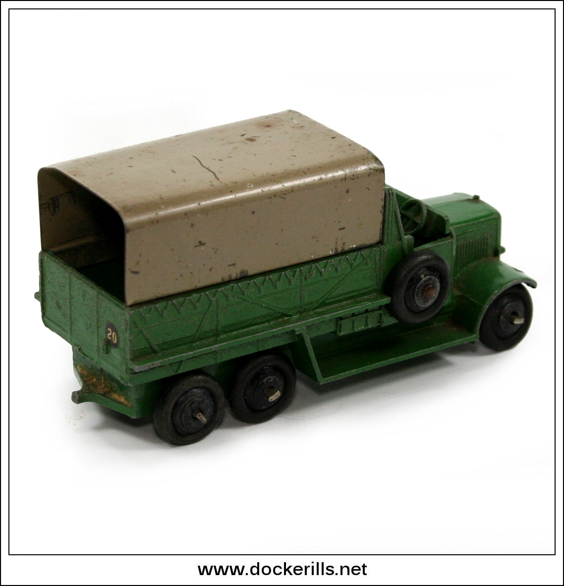 Dinky 151b Six-Wheeled Covered Wagon Army Truck Meccano
