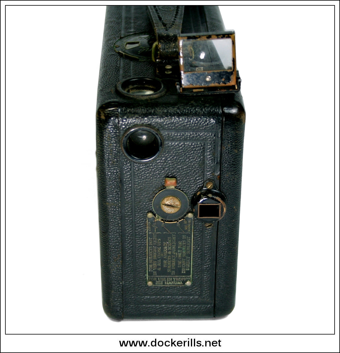 Vintage Kodak Cine Model B Clockwork Wind-Up Cine Movie Camera