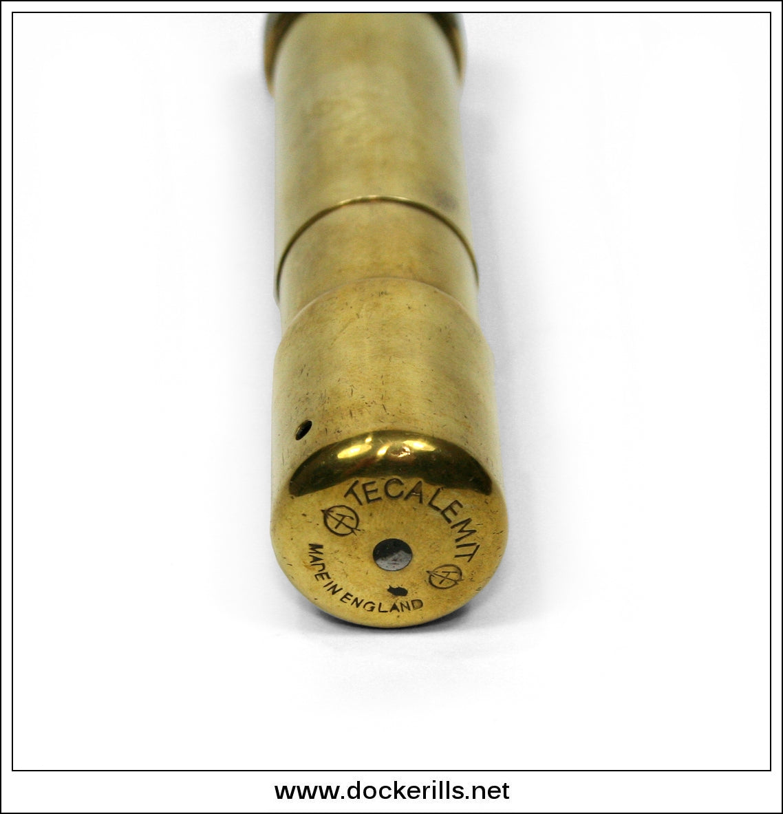 Vintage Tecalemit Brass Grease Gun. Dockerills