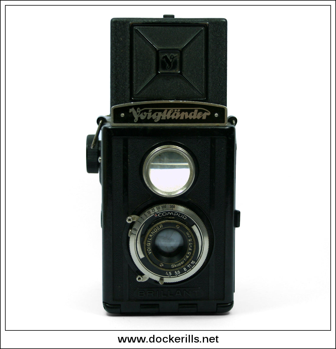 Vintage Bakelite Voigtlander Brillant Twin Lens Reflex TLR 120