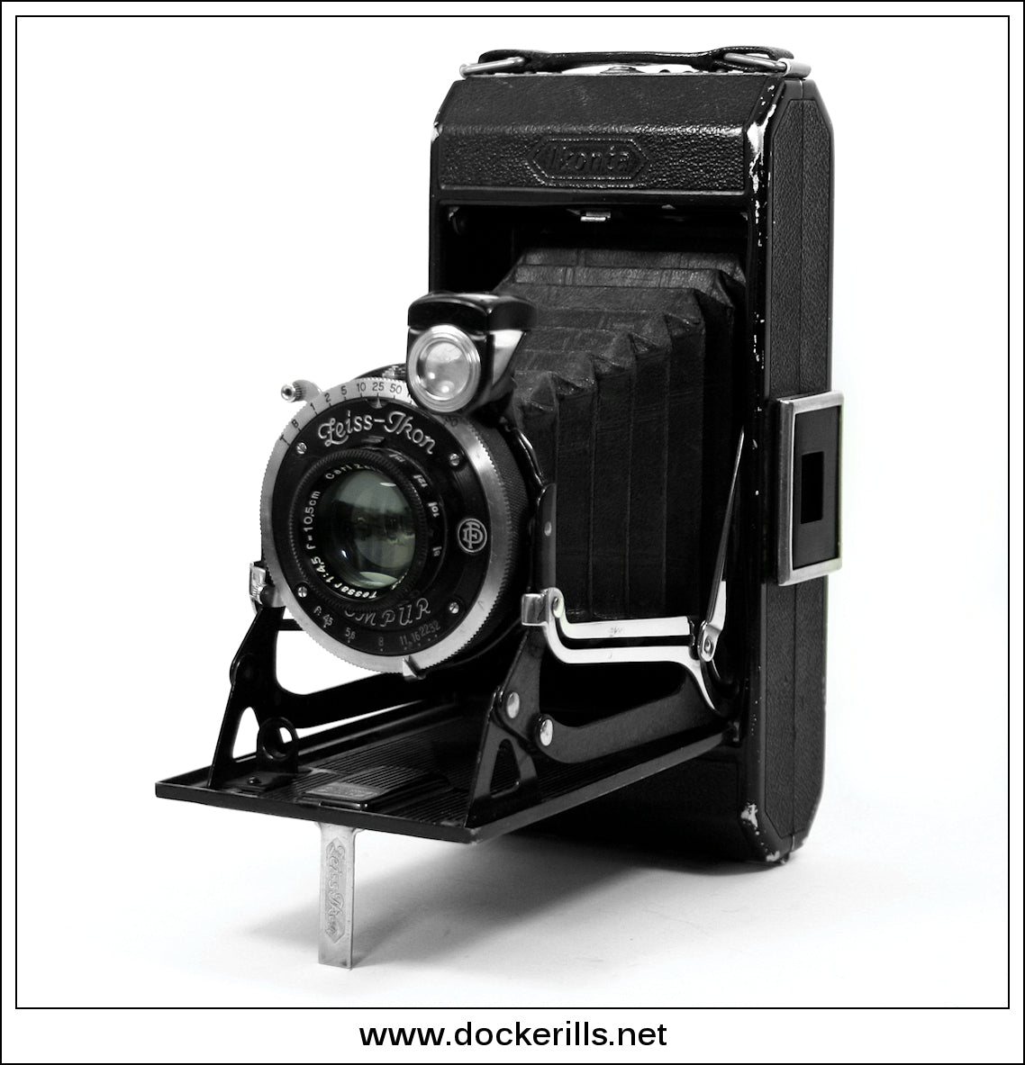 Zeiss Ikon Ikonta Folding Film Camera / Compur Shutter / Tessar 1