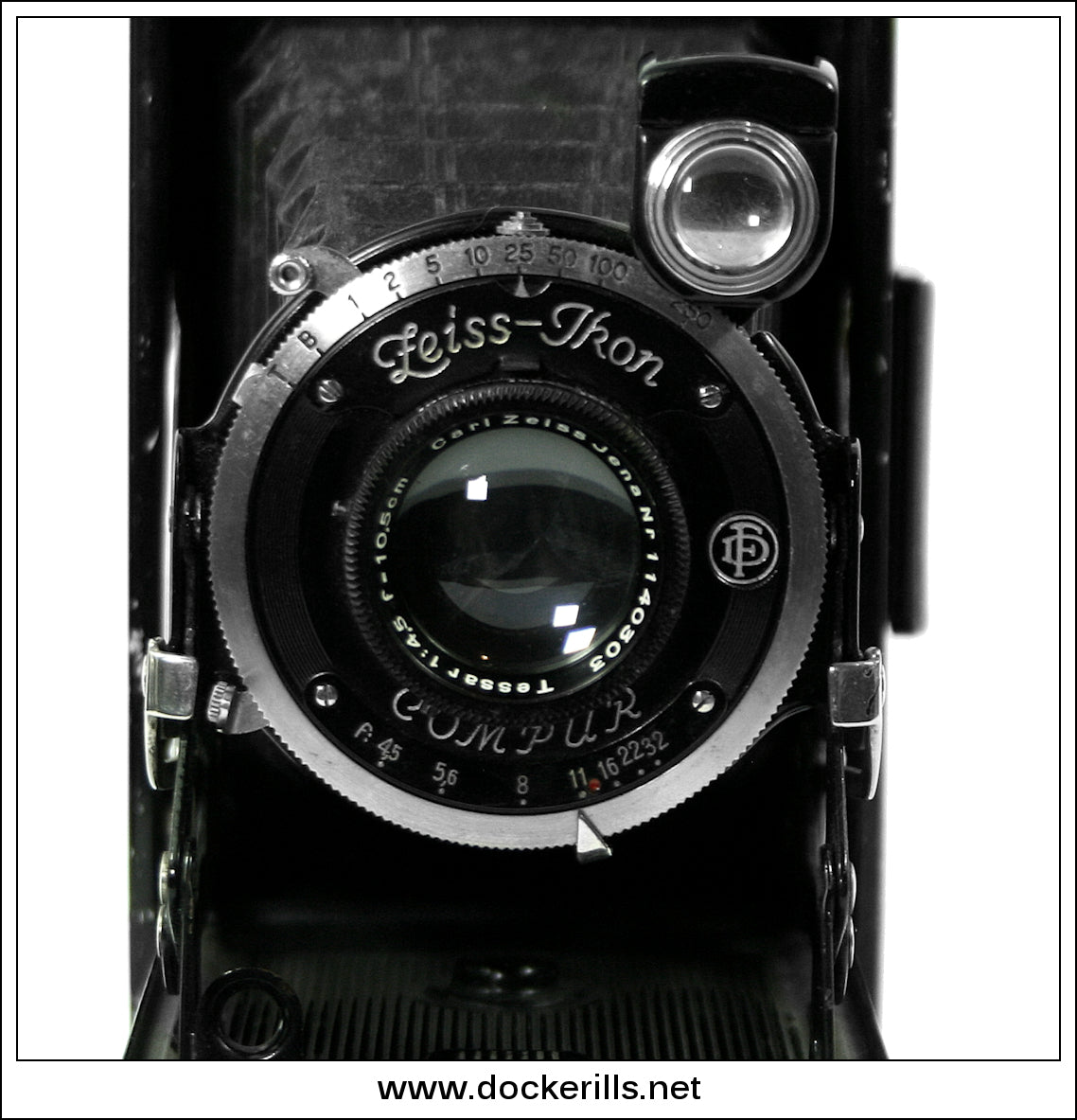 Zeiss Ikon Ikonta Folding Film Camera / Compur Shutter / Tessar 1