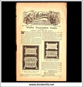 Hobbies Weekly Magazine, Vol. XXIV (24), No. 613, July 13th, 1938 page.
