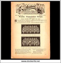 Hobbies Weekly Magazine, Vol. XXIV (24), No. 617, August 10th, 1938 page.