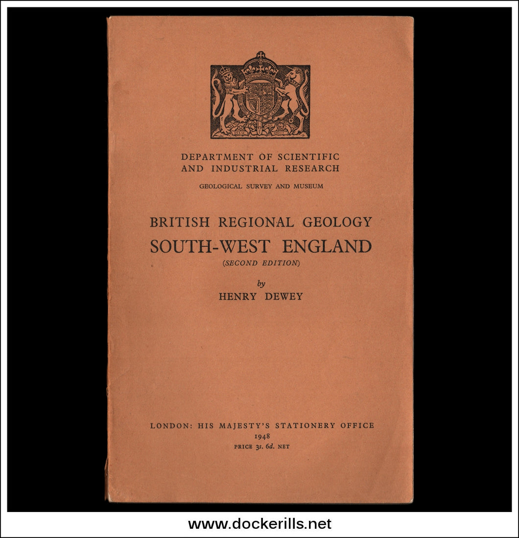 British Regional Geology, South-West England, H. Dewey.