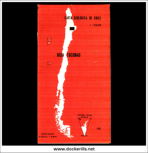 Carta Geologica De Chile 1:250,000 No. 54, Hoja Toconao / Toconao Sheet, Region de Antofagasta - cover