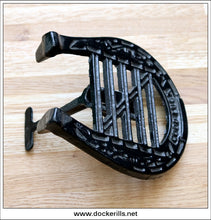 Antique Horse Shoe Shaped Good Luck Trivet For Range Or Grate B.