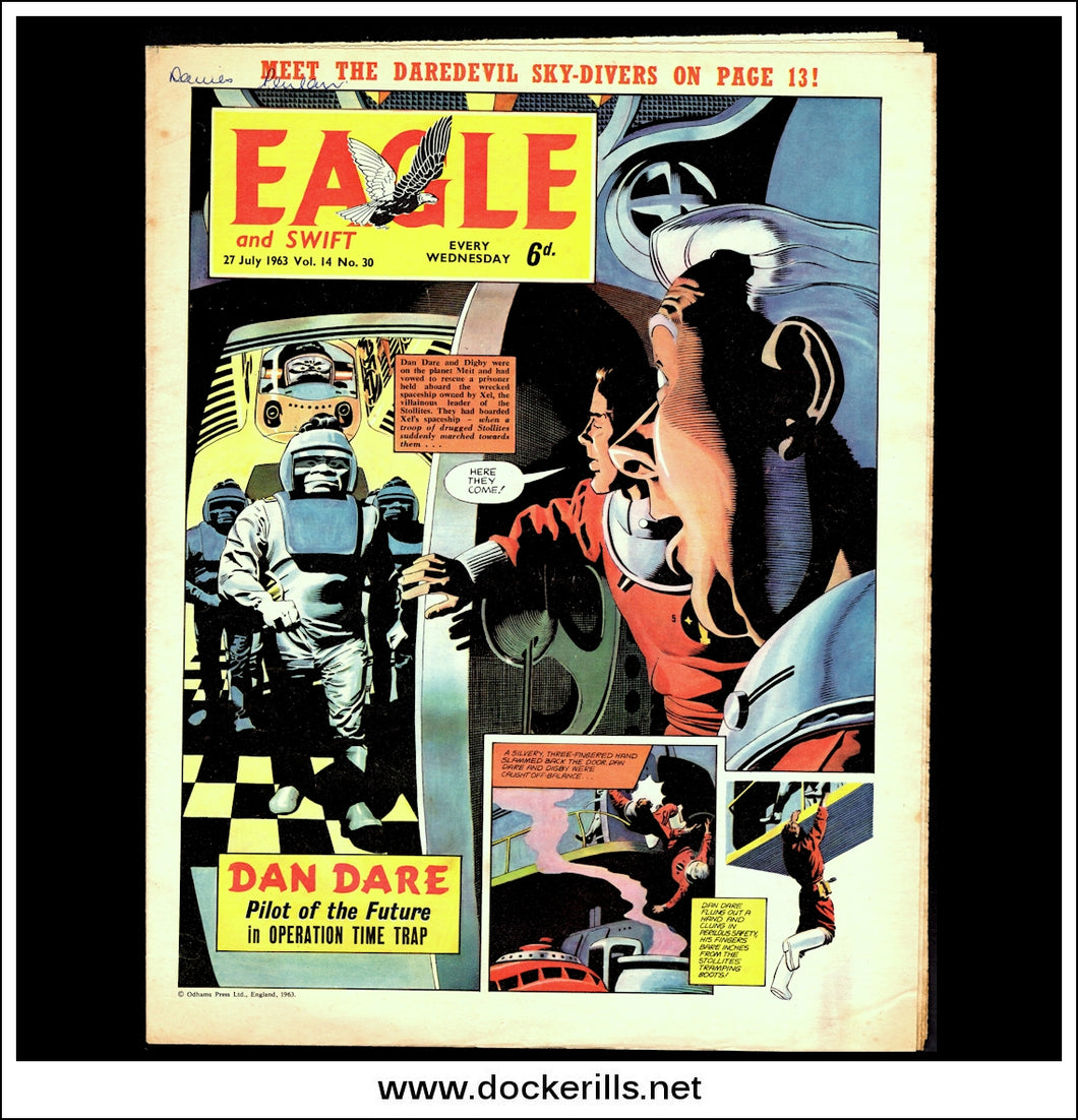 Eagle Comic, Vol. 14, No.30, July 27th, 1963. Dan Dare.