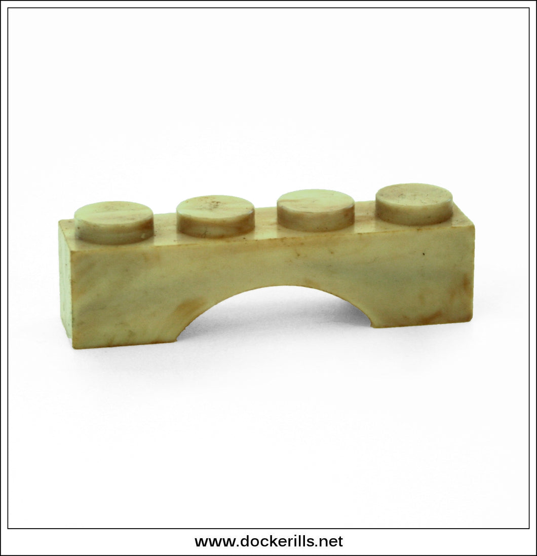 Exin Castillos / Exin Castles - Puente de 4 x 1 / Bridge Or Arch (4 Studs). Exin Lines Bros., Barcelona, Spain. SPARE PARTS.
