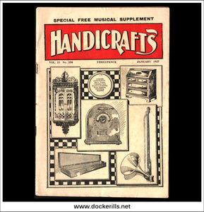 Handicrafts Magazine, Vol. 23, No. 358, January, 1927.