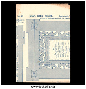 Handicrafts Magazine, Vol. 23, No. 361, April, 1927 plan.