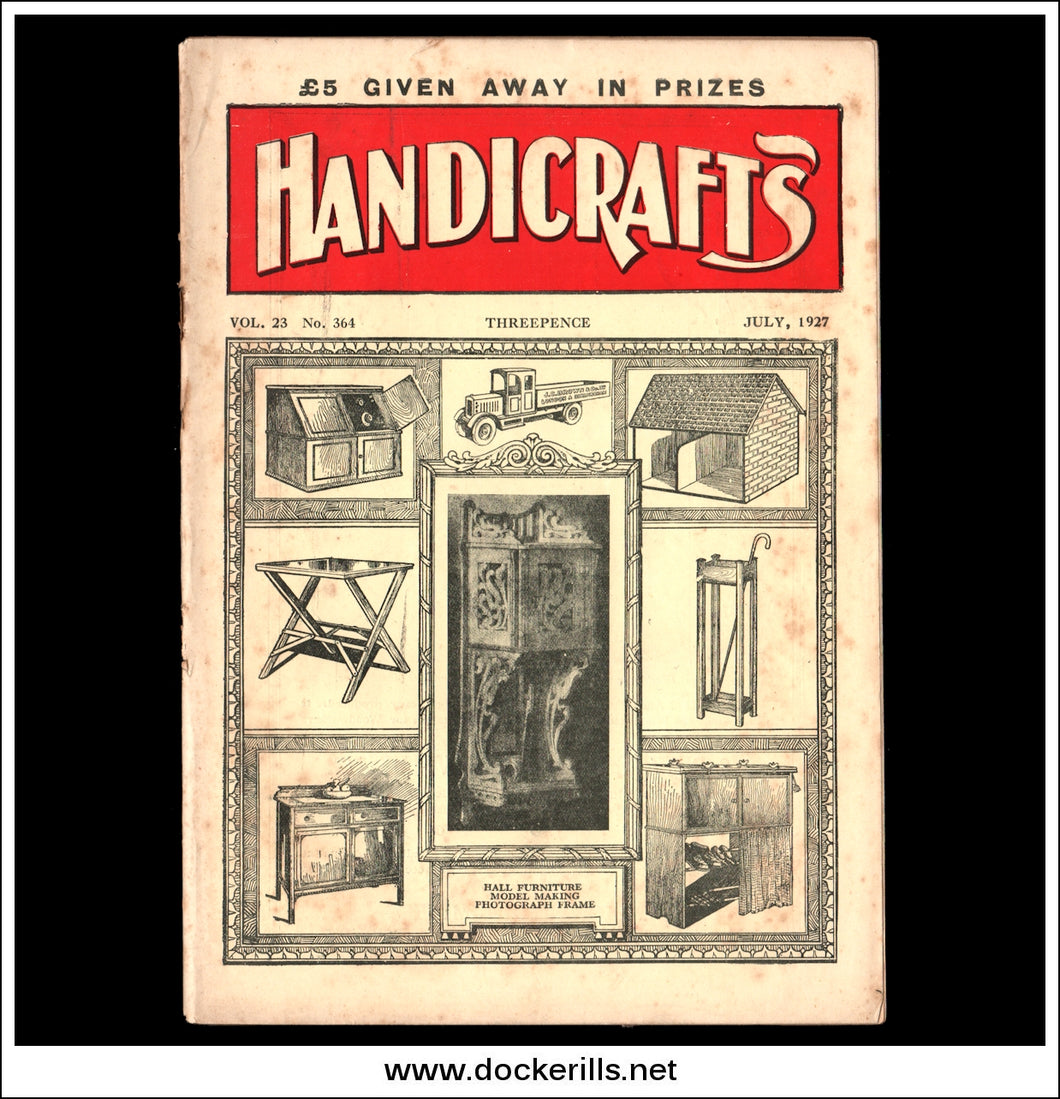 Handicrafts Magazine, Vol. 23, No. 364, July, 1927.