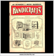 Handicrafts Magazine, Vol. 23, No. 365, August, 1927.