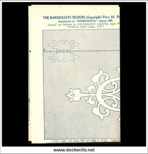 Handicrafts Magazine, Vol. 23, No. 365, August, 1927 plan.