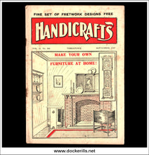 Handicrafts Magazine, Vol. 23, No. 366, September, 1927. With Separate Plan No. 422 Grandfather Clock.
