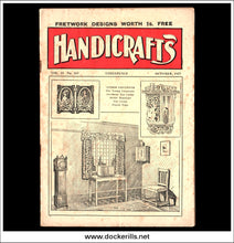Handicrafts Magazine, Vol. 23, No. 367, October, 1927.