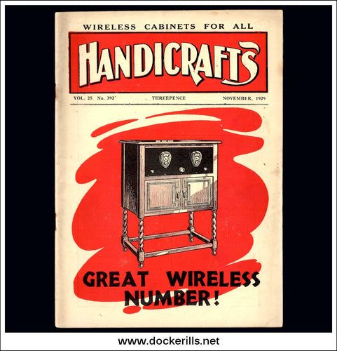 Handicrafts Magazine, Vol. 25, No. 392, September, 1929.