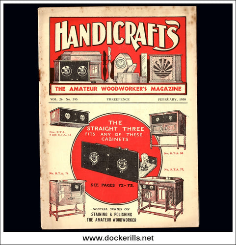 Handicrafts Magazine, Vol. 26, No. 395, February, 1930.