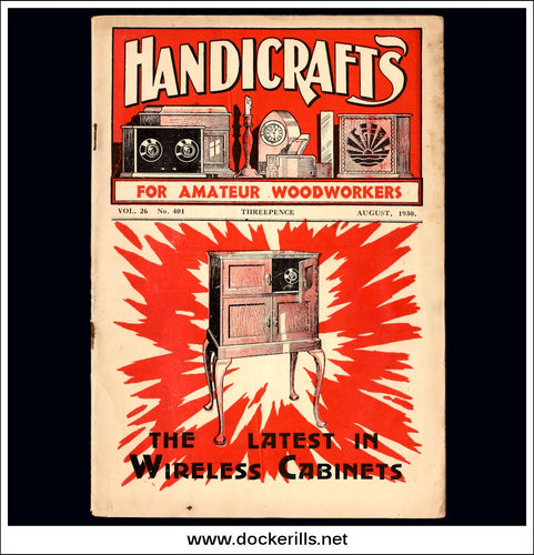 Handicrafts Magazine, Vol. 26, No. 401, August, 1930.
