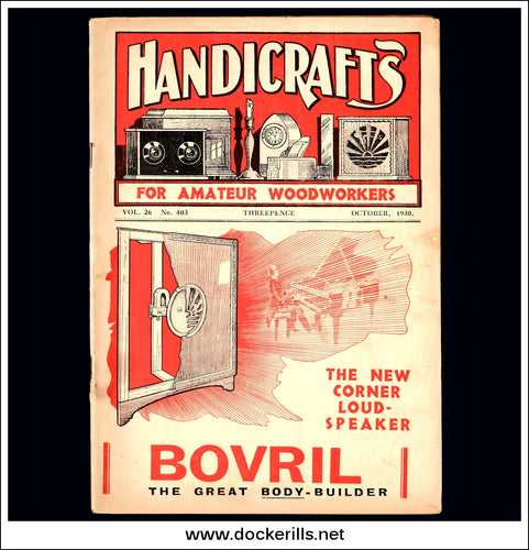 Handicrafts Magazine, Vol. 26, No. 403, October, 1930.