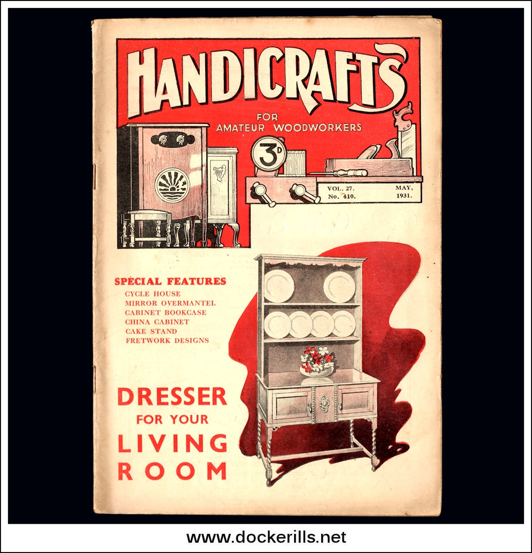 Handicrafts Magazine, Vol. 27, No. 410, May, 1931.