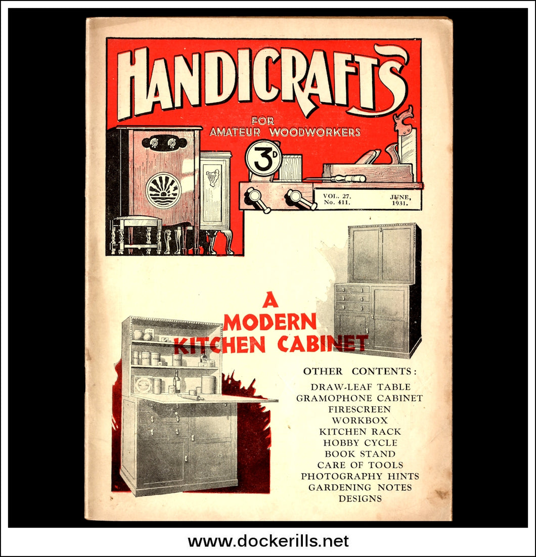 Handicrafts Magazine, Vol. 27, No. 411, June, 1931.