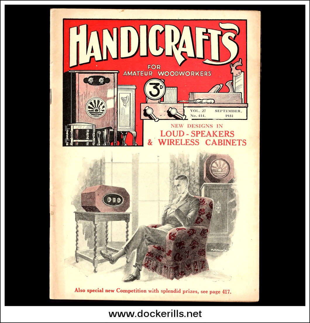 Handicrafts Magazine, Vol. 27, No. 414, September, 1931.