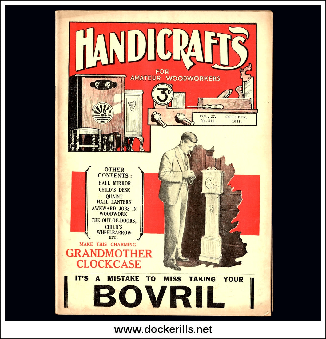 Handicrafts Magazine, Vol. 27, No. 415, October, 1931.