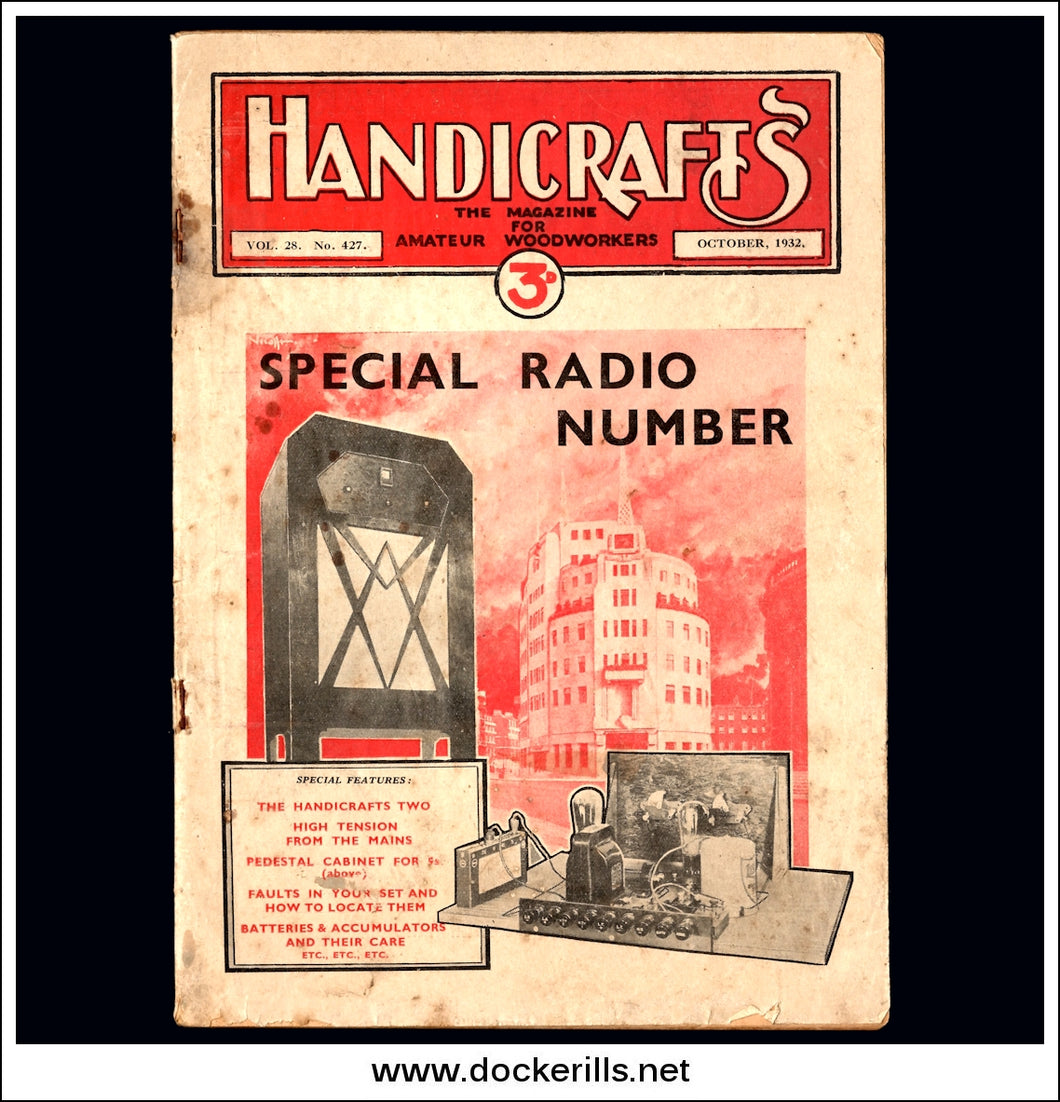 Handicrafts Magazine, Vol. 28, No. 427, November, 1932.