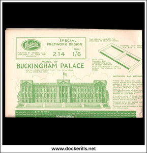 Hobbies Handbook, 1940. With Buckingham Palace Special Plan No. 214. Plan.