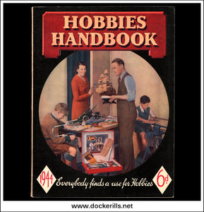 Hobbies Handbook, 1944. With Model Liberator Bomber Special Plan No. 231. Text.