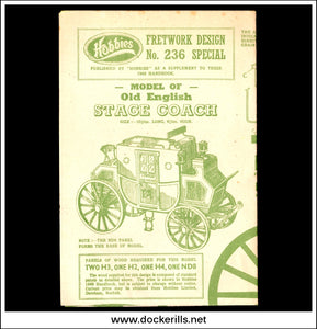 Hobbies Handbook, 1948 Stage Coach plan.