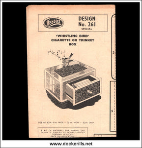 Hobbies Annual, 1962. With Special Plan No. 261 Whistling Bird Trinket Box and No. 262 Toy Model Zoo. Plan.