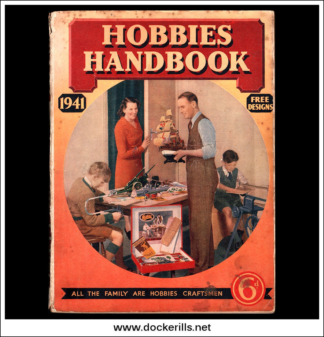 Hobbies Handbook, 1941. With Model Supermarine Single Seat Aeroplane Spitfire Special Plan No. 219. Text.