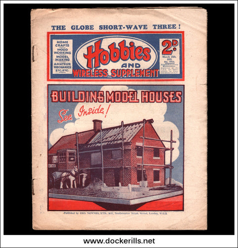 Hobbies Weekly Magazine, Vol. 75, No. 1953, March 25th, 1933.