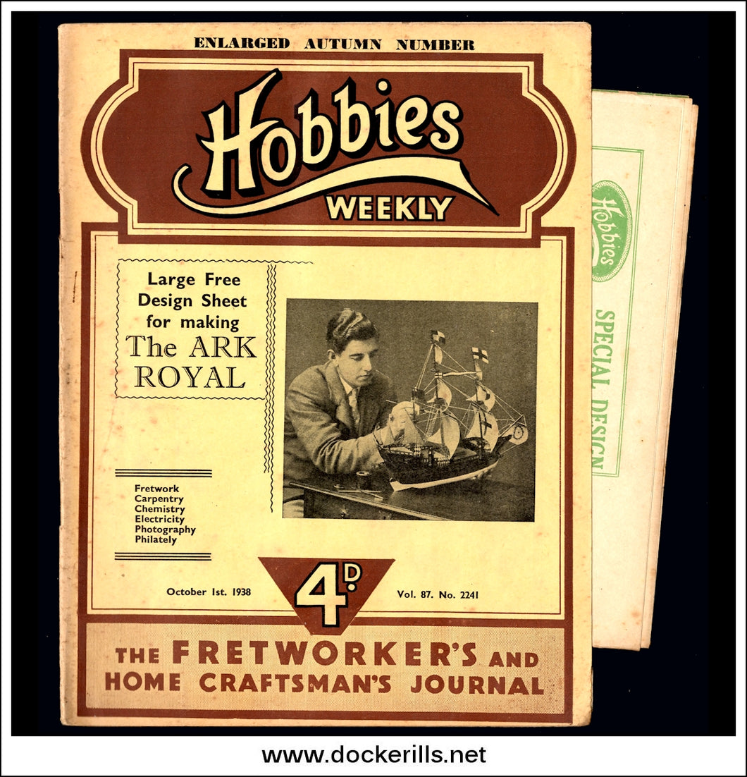 Hobbies Weekly Magazine, Vol. 86, No. 2241, October 1st, 1938 txt.