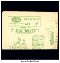 Hobbies Weekly Magazine, Vol. 86, No. 2241, October 1st, 1938 plan.