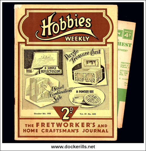 Hobbies Weekly Magazine, Vol. 86, No. 2242, October 8th, 1938 text.