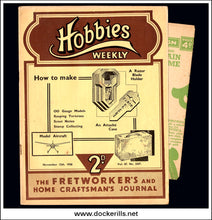Hobbies Weekly Magazine, Vol. 87, No. 2247, November 12th, 1938 text.