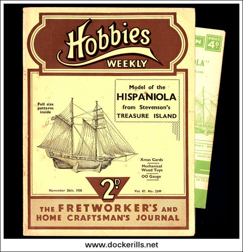 Hobbies Weekly Magazine, Vol. 87, No. 2249, November 26th, 1938 text.