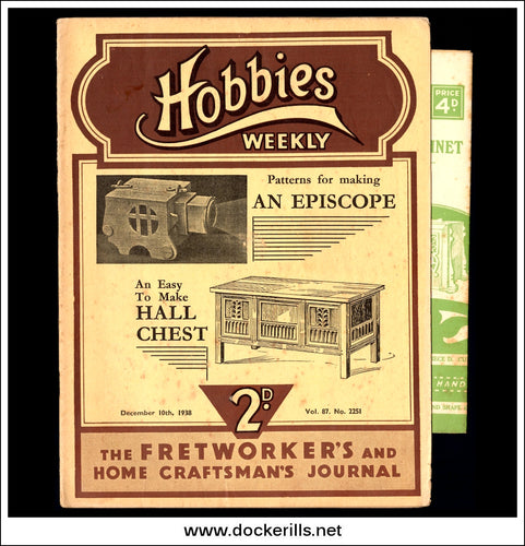 Hobbies Weekly Magazine, Vol. 87, No. 2251, December 10th, 1938 text.