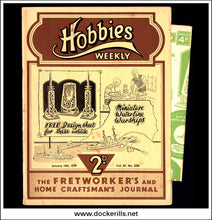 Hobbies Weekly Magazine, Vol. 87, No. 2256, January 14th, 1939 text.