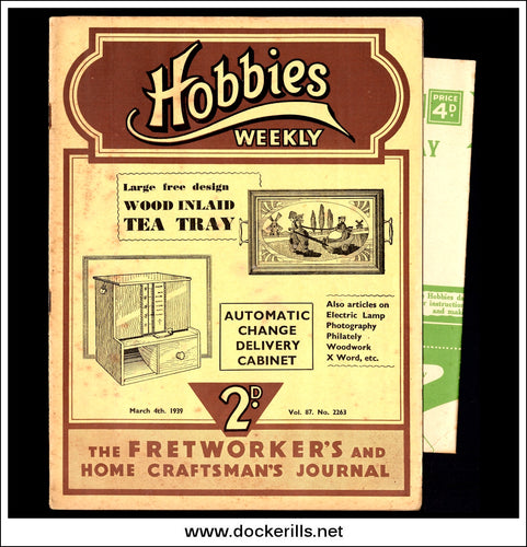 Hobbies Weekly Magazine, Vol. 87, No. 2263, March 4th, 1939 text.
