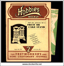 Hobbies Weekly Magazine, Vol. 88, No. 2287, August 19th, 1939 text.