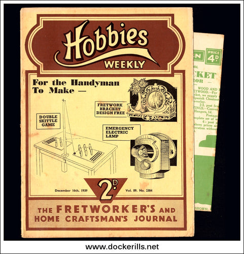 Hobbies Weekly Magazine, Vol. 89, No. 2304, December 16th, 1939 text.
