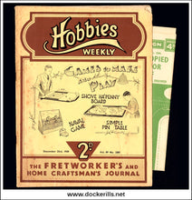 Hobbies Weekly Magazine, Vol. 89, No. 2305, December 23rd, 1939 text.