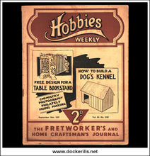 Hobbies Weekly Magazine, Vol. 84, No. 2187, September 18th, 1937.