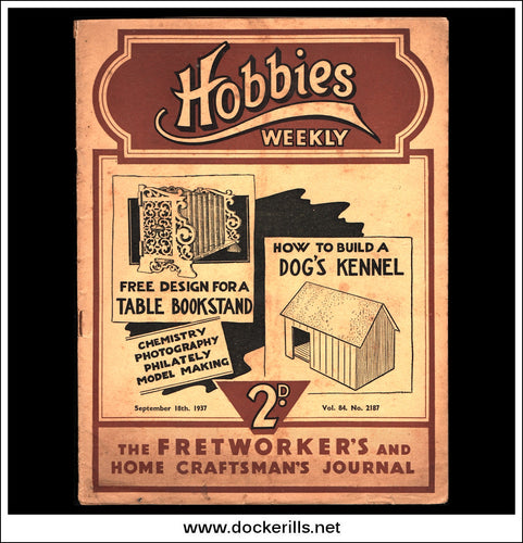 Hobbies Weekly Magazine, Vol. 84, No. 2187, September 18th, 1937.